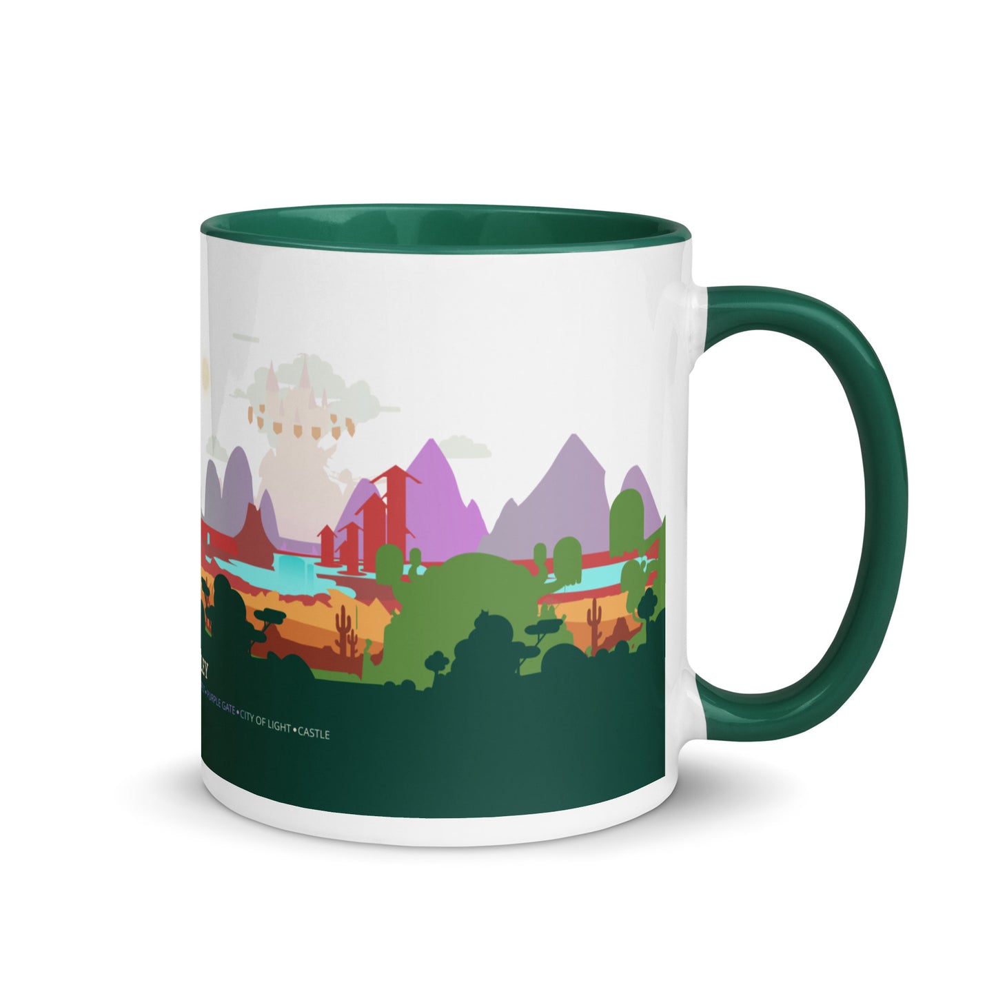 Our Valley Mug with Color Inside