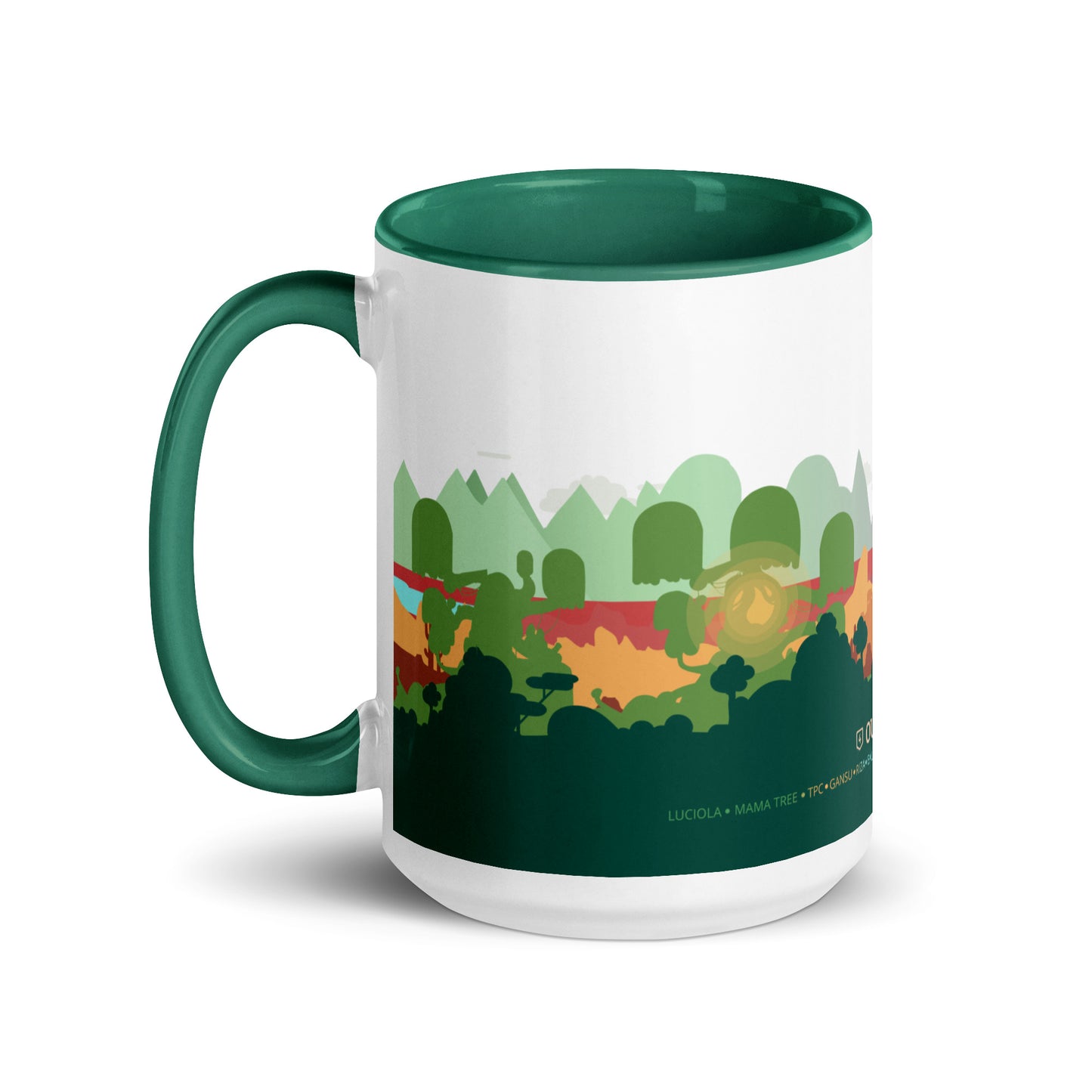 Our Valley Mug with Color Inside