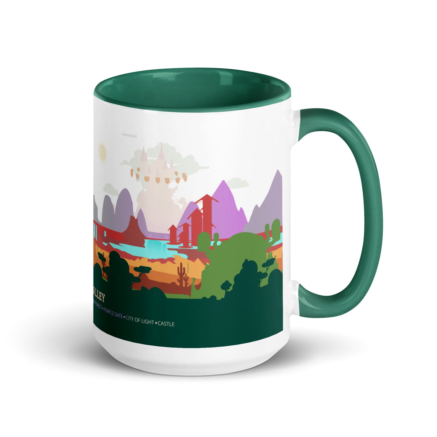 Our Valley Mug with Color Inside