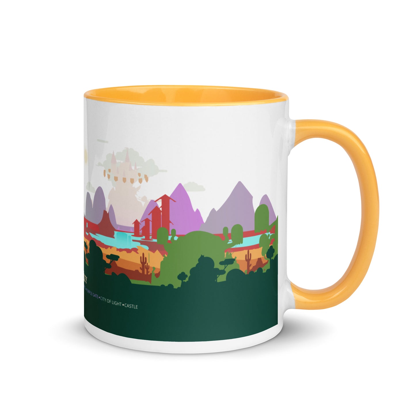 Our Valley Mug with Color Inside