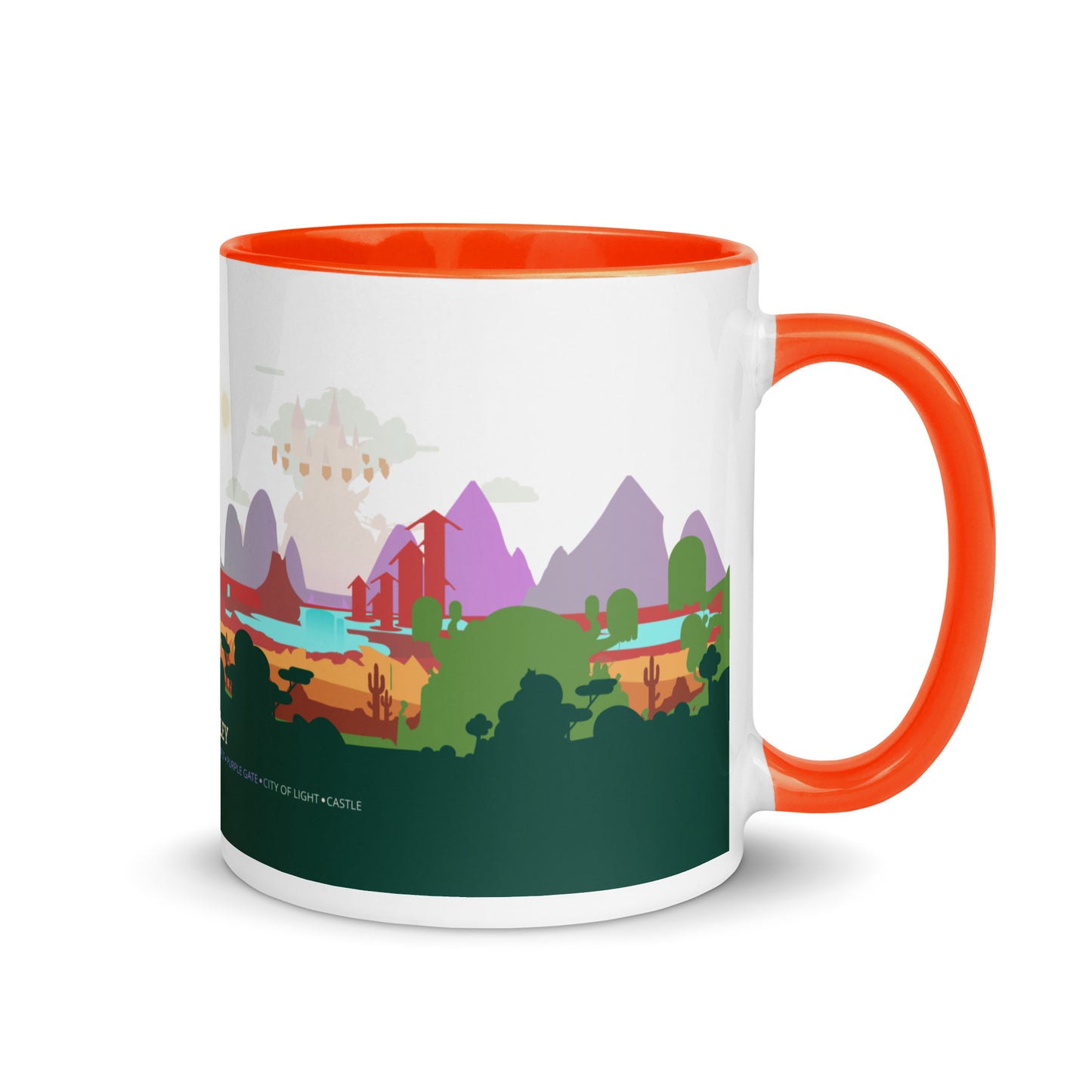 Our Valley Mug with Color Inside