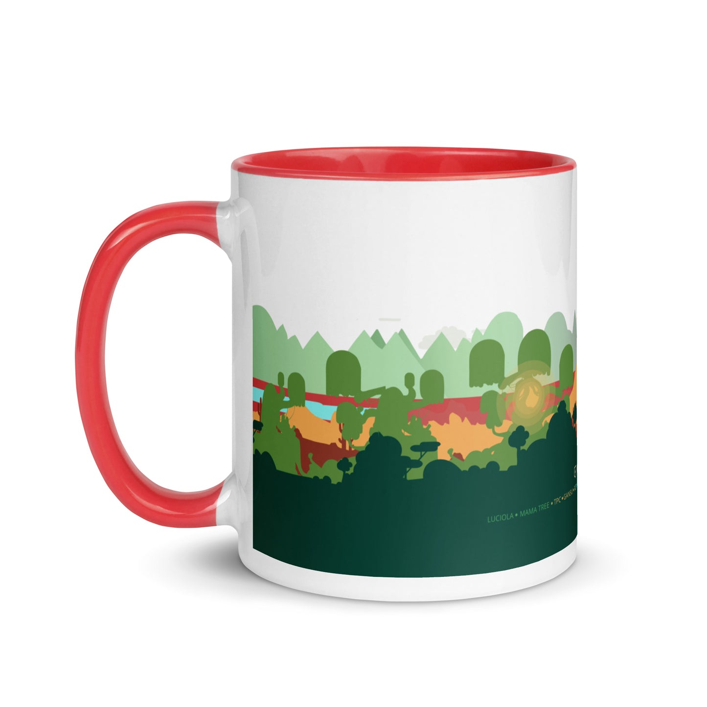 Our Valley Mug with Color Inside