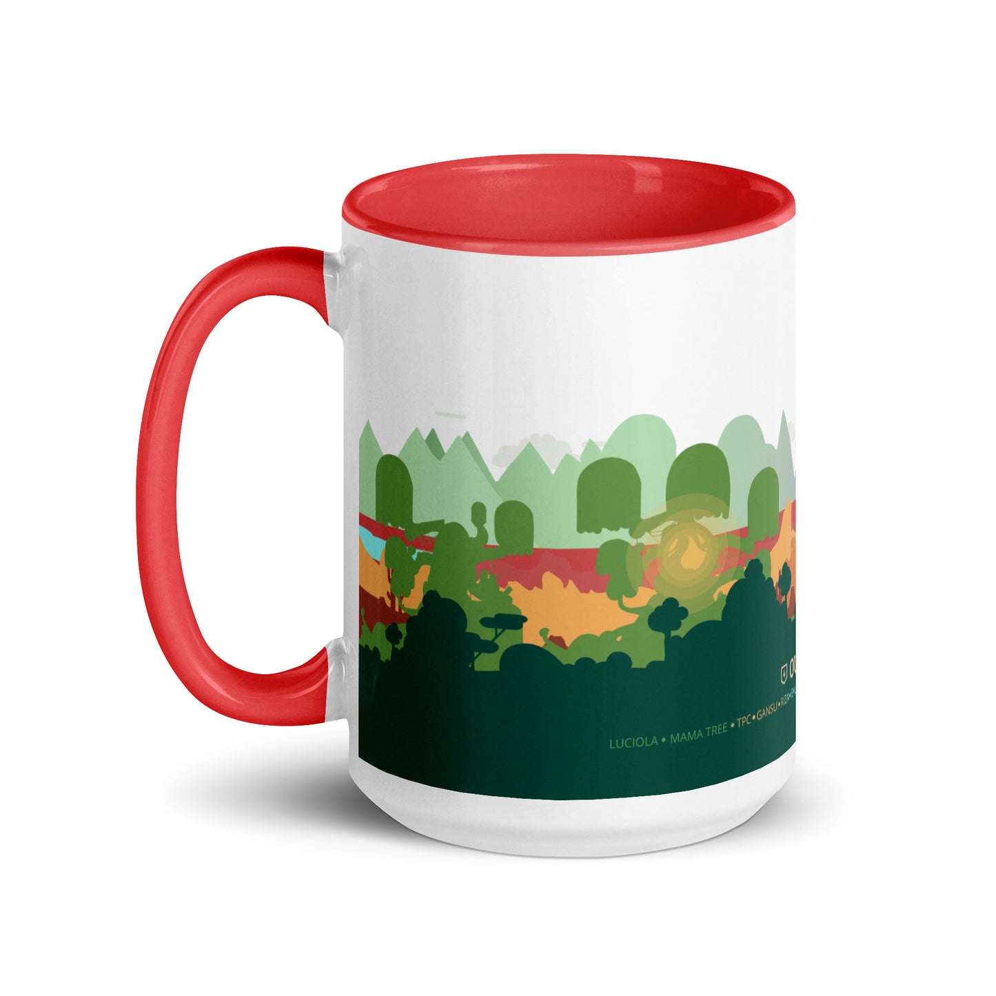 Our Valley Mug with Color Inside