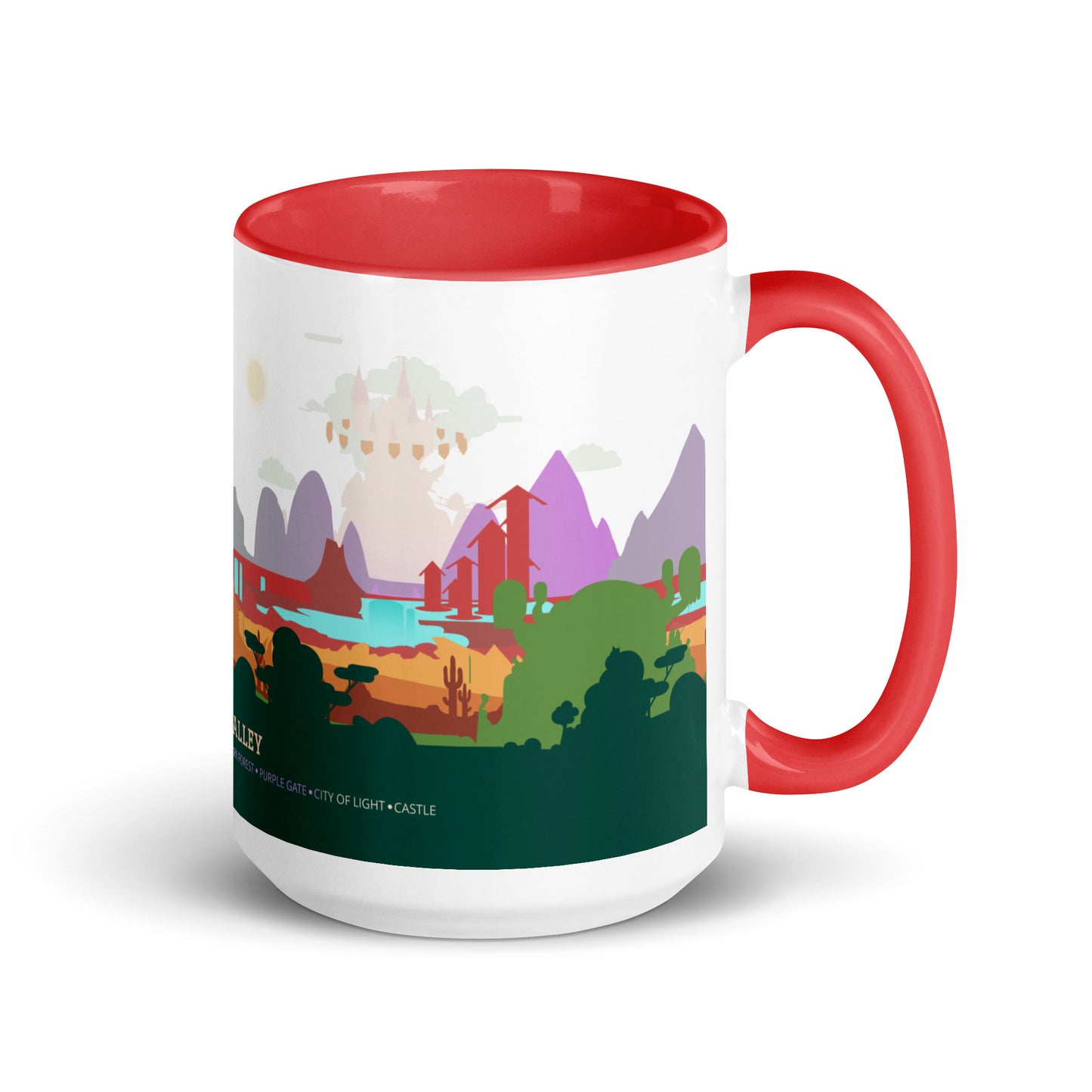 Our Valley Mug with Color Inside