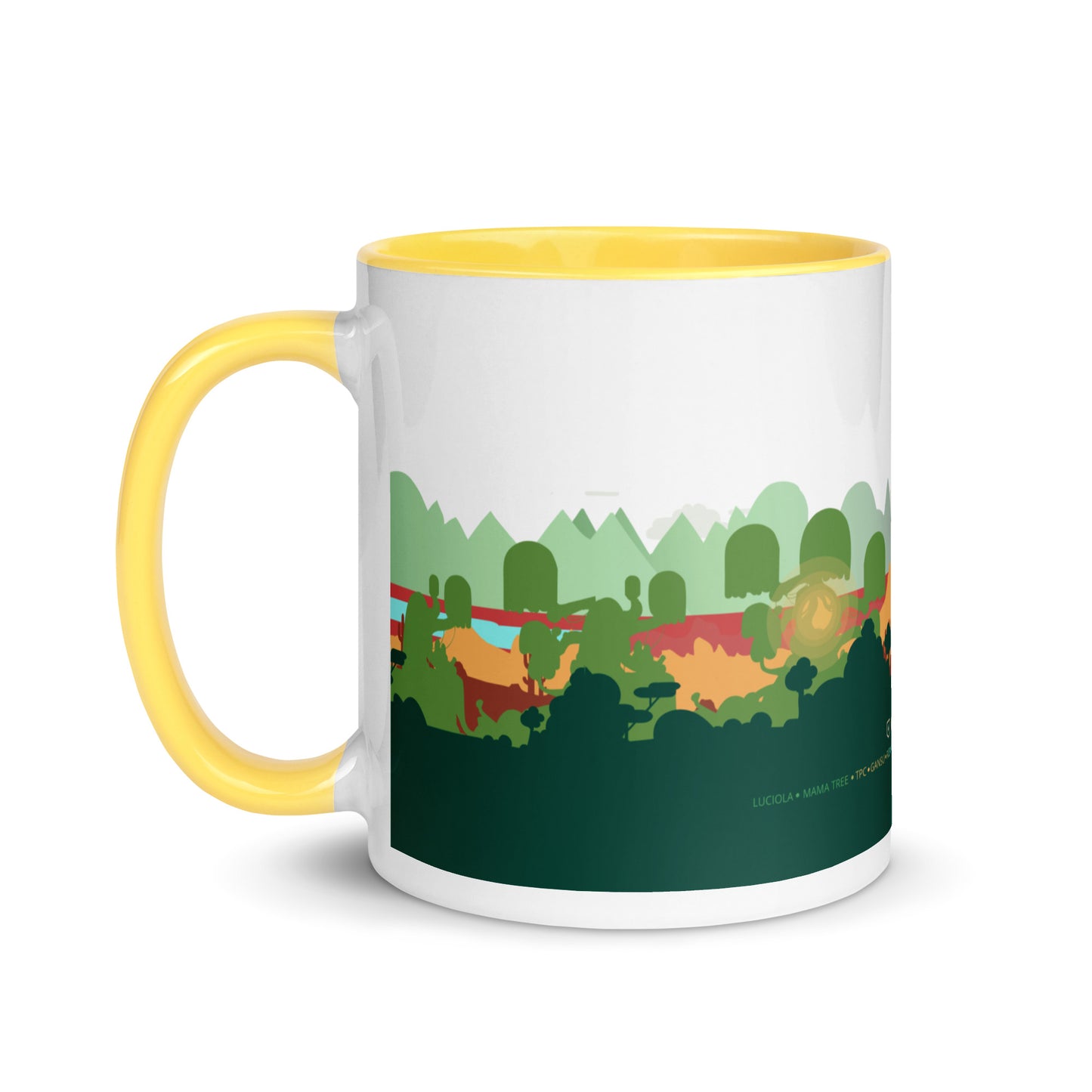 Our Valley Mug with Color Inside