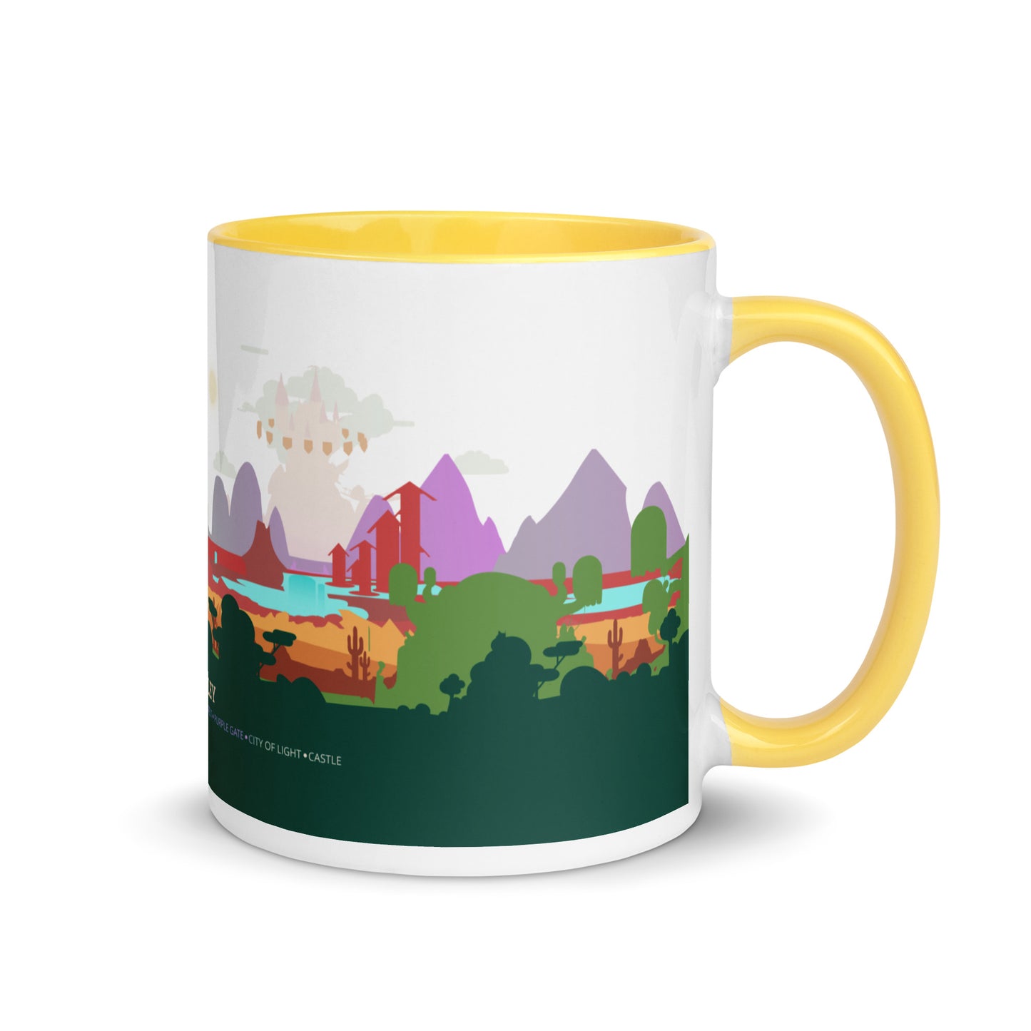 Our Valley Mug with Color Inside