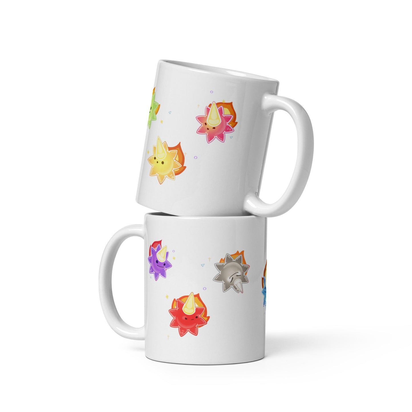 StarSprite Army White glossy mug